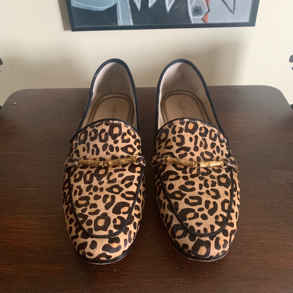 J. McLaughlin Leopard Dillon Loafers 7.5